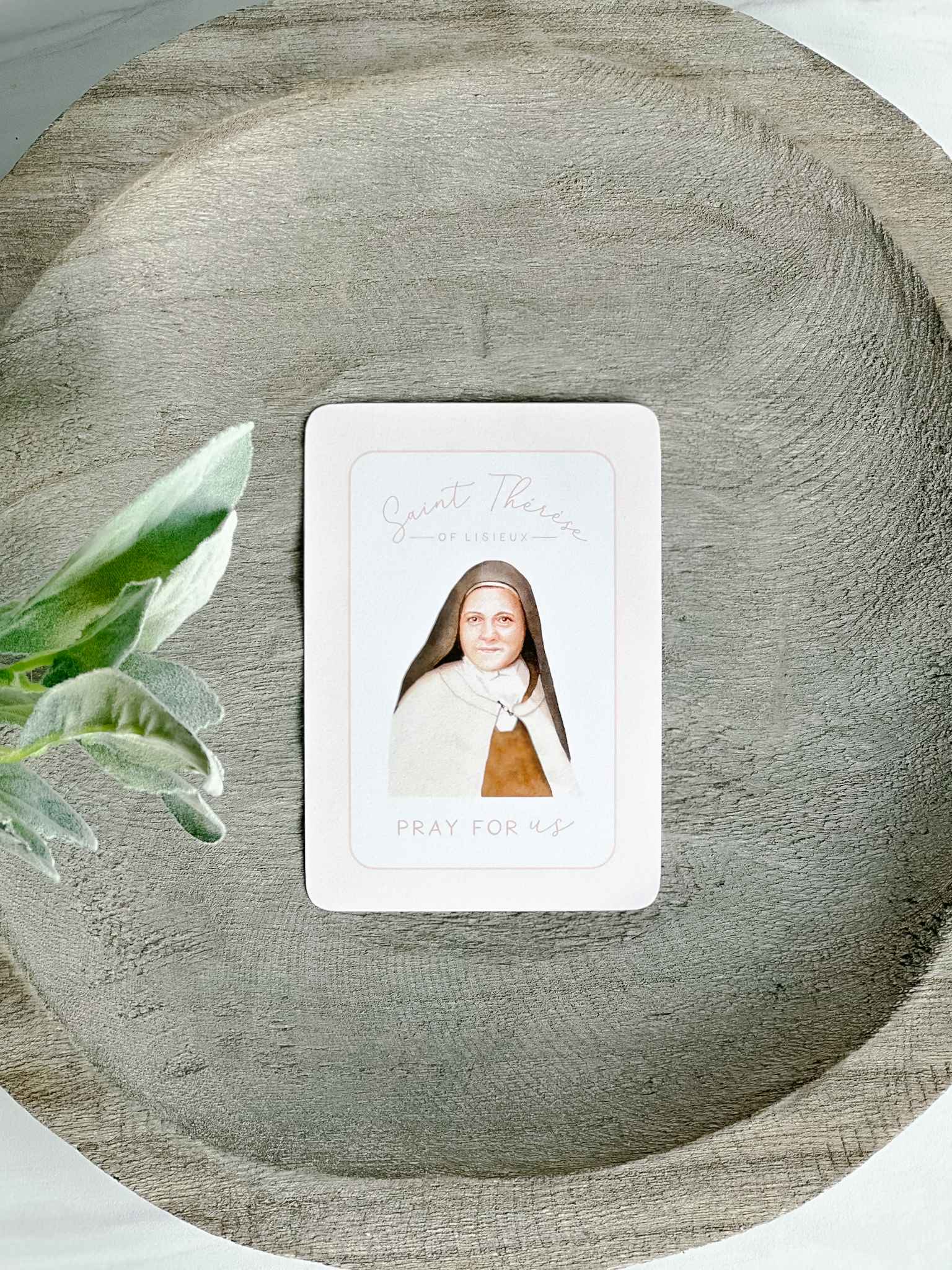 St. Therese of Lisieux - Novena Rose Prayer Card | Catholic Paper