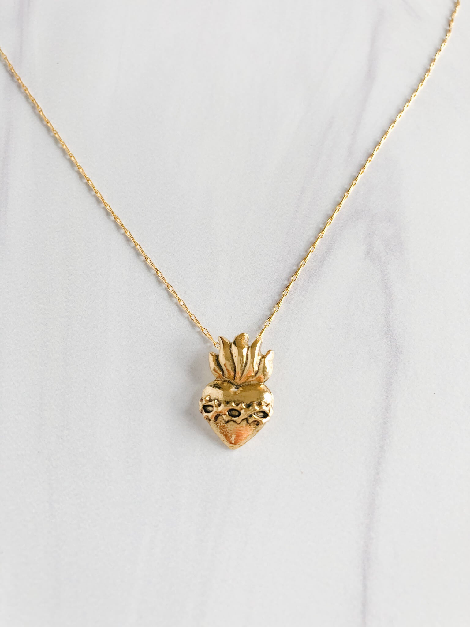 Sacred Heart Necklace Catholic Jewelry House of Joppa