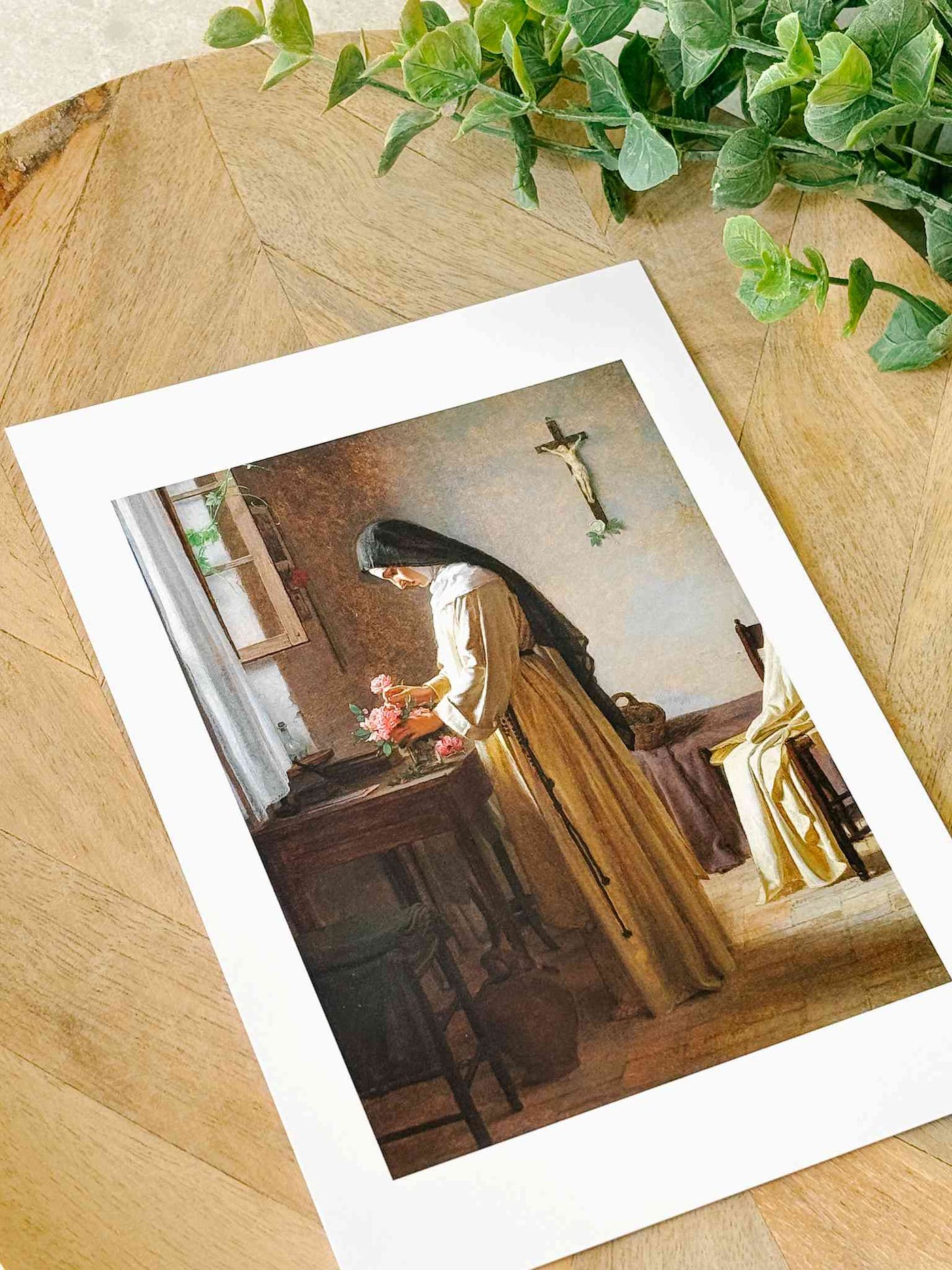 A Nun in Her Cell in the Morning - Print