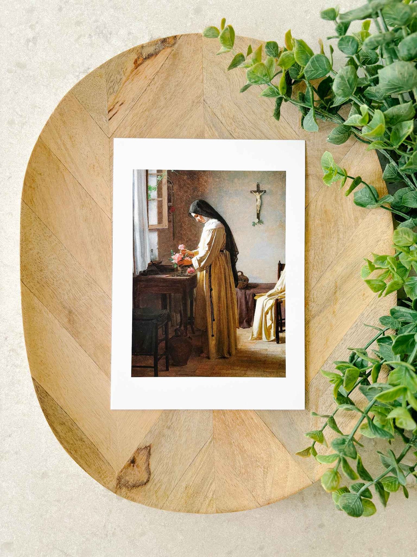 A Nun in Her Cell in the Morning - Print