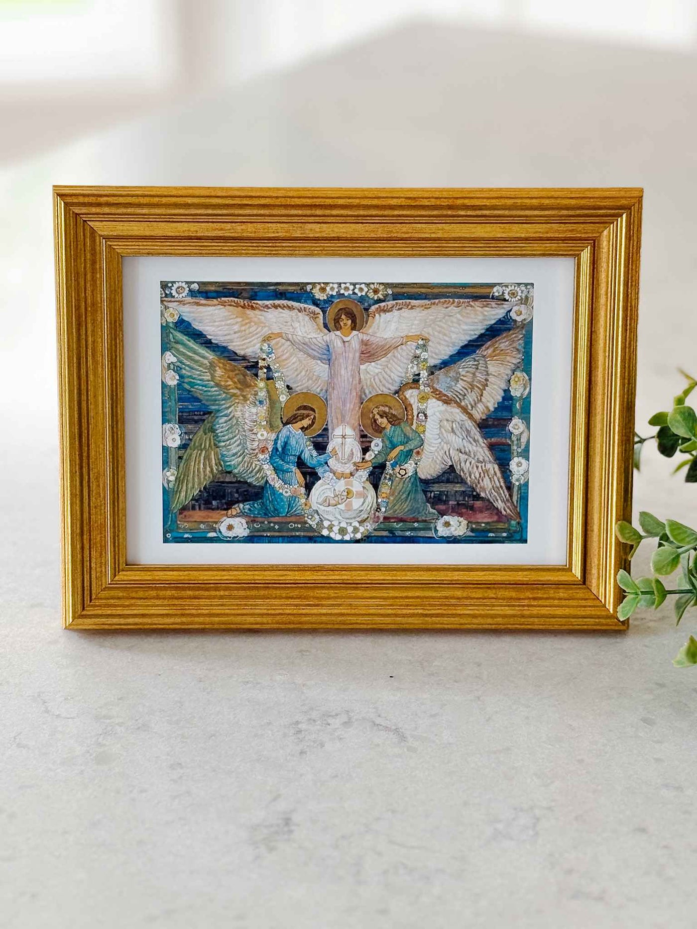 Angels Garlanding the Infant Jesus - Print