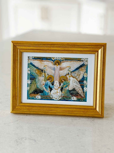 Angels Garlanding the Infant Jesus - Print