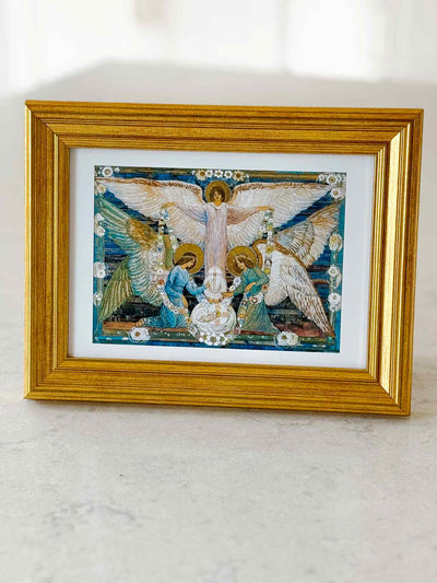 Angels Garlanding the Infant Jesus - Print