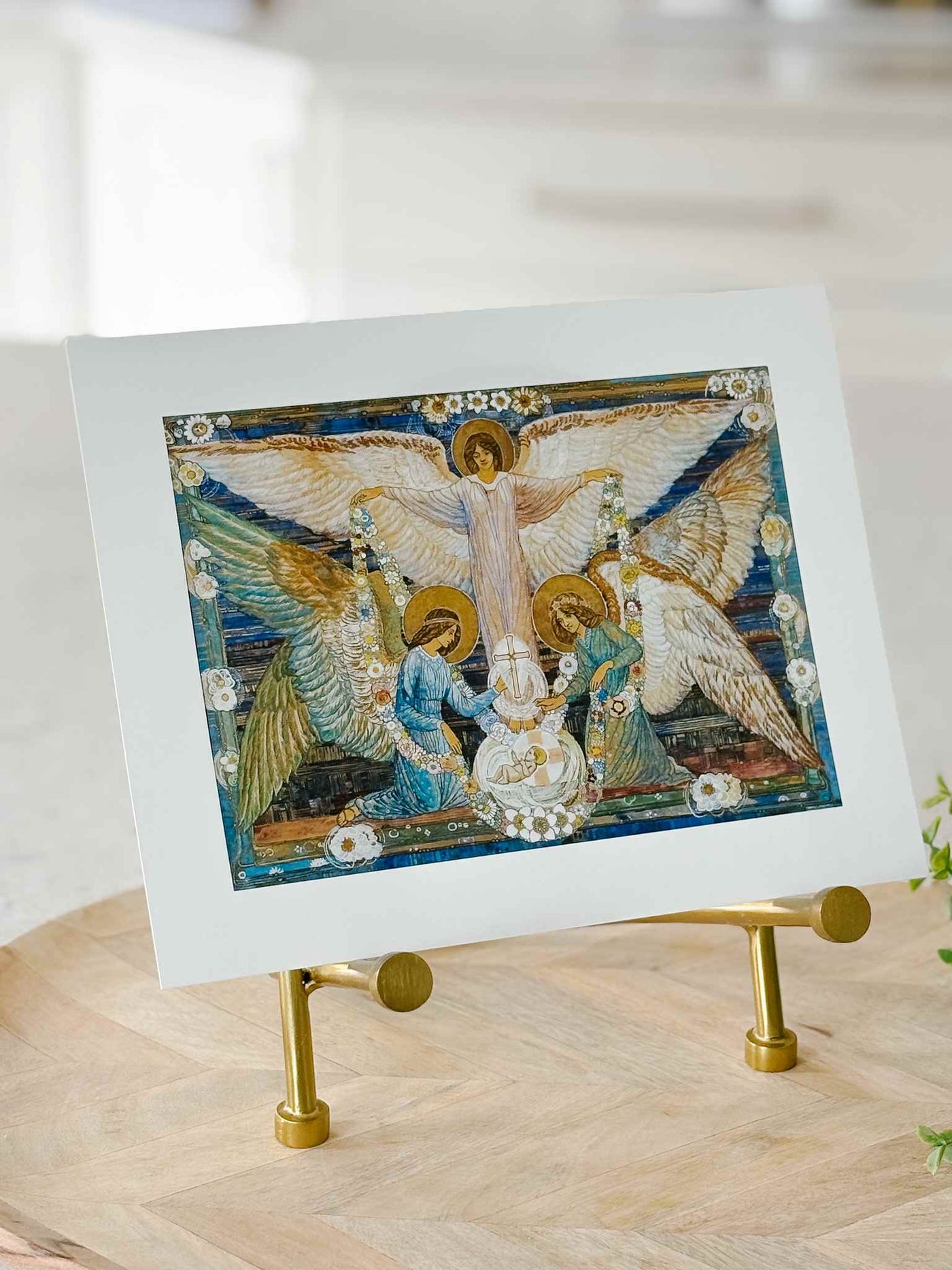 Angels Garlanding the Infant Jesus - Print