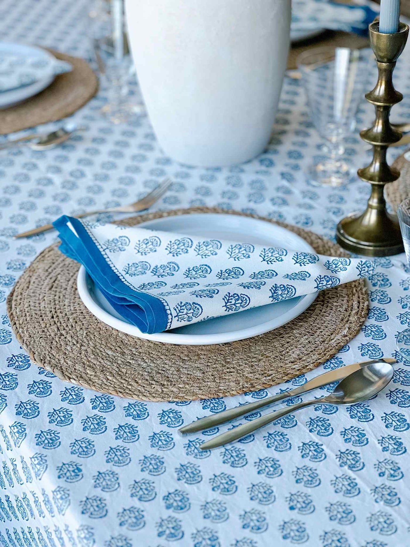 Anika Blue Napkin - Set of 4