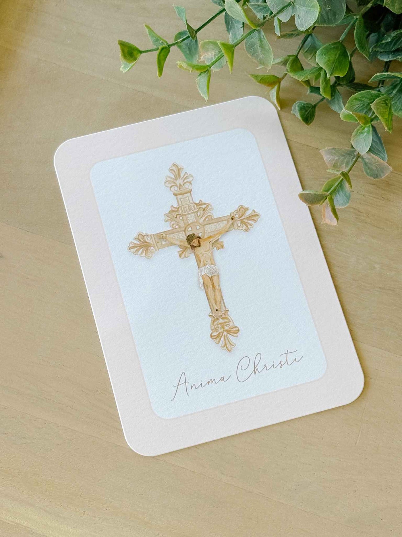 Anima Christi Prayer Card