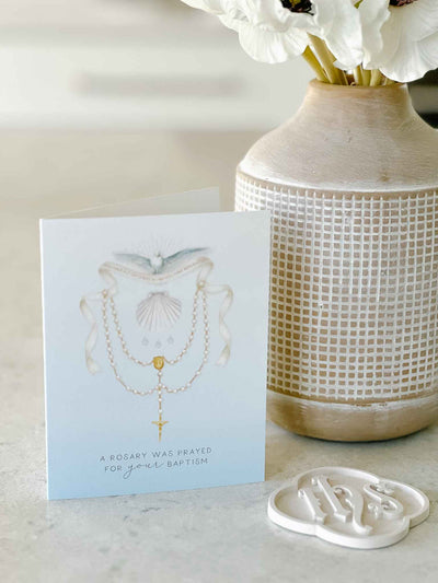 Baptism Sacrament - Rosary Card