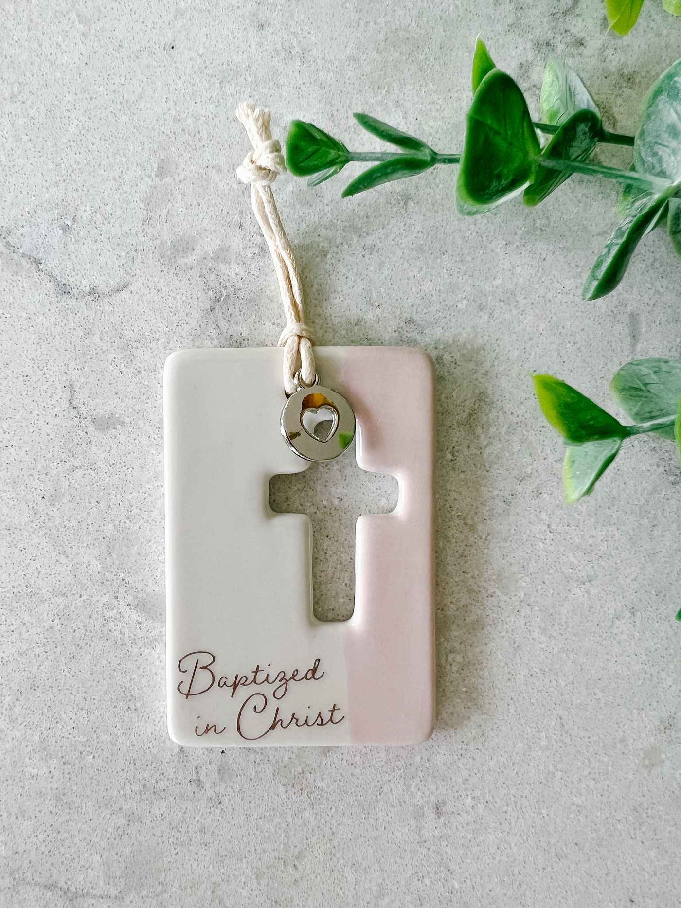 Baptism Token - Pink