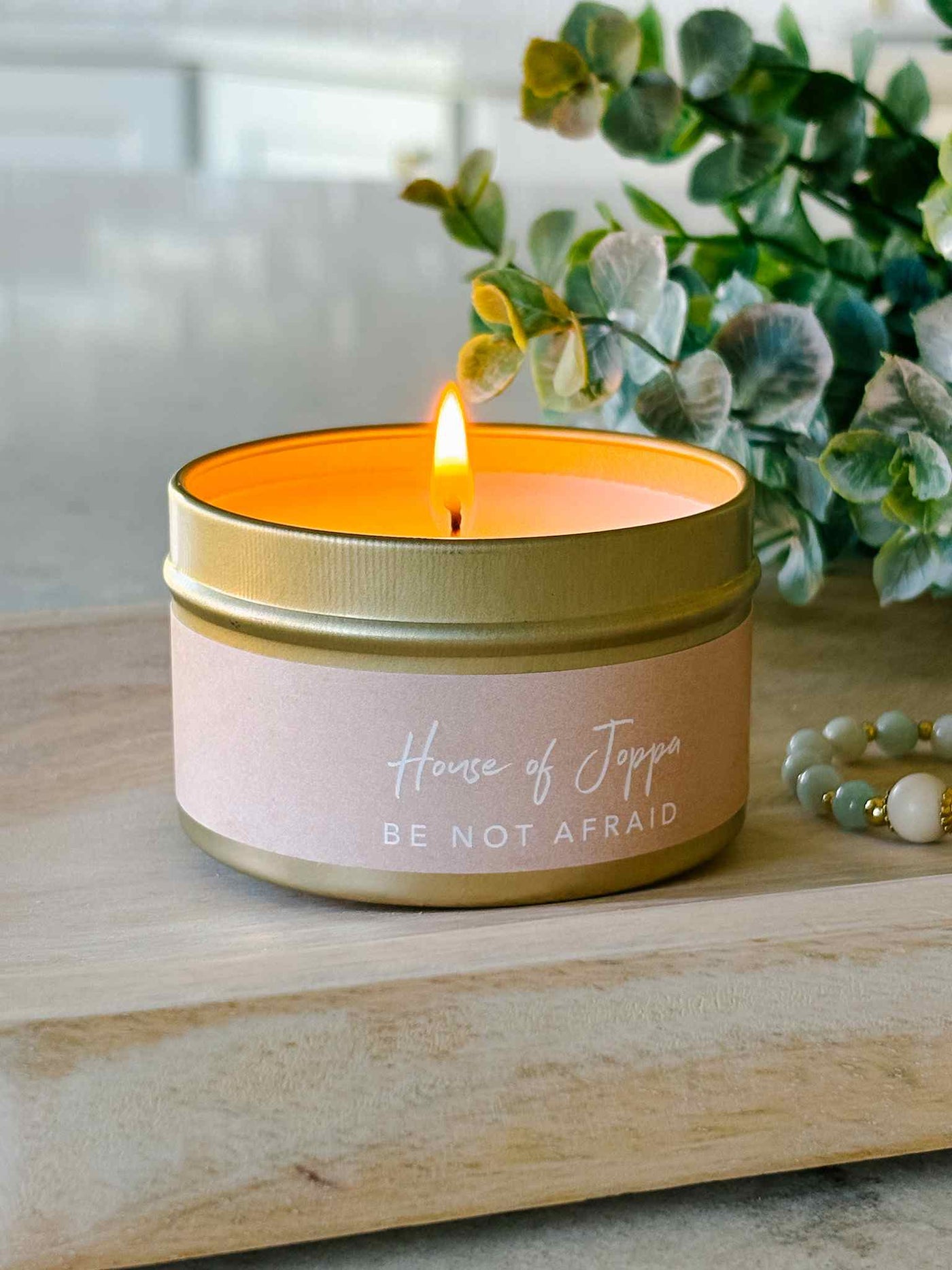 Be Not Afraid Candle Tin + Balsam Fir + Cedarwood + Juniper Berries