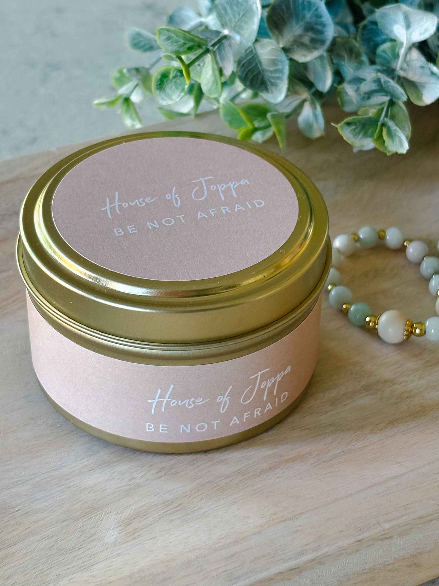 Be Not Afraid Candle Tin + Balsam Fir + Cedarwood + Juniper Berries