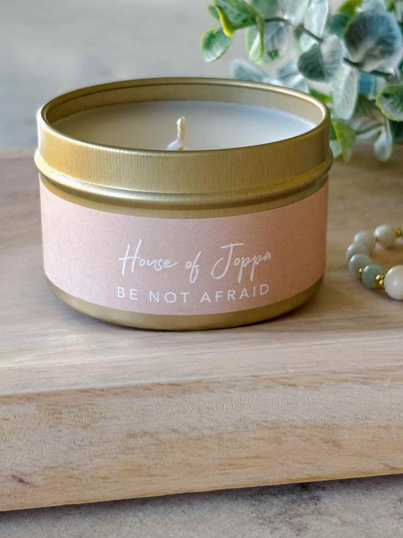 Be Not Afraid Candle Tin + Balsam Fir + Cedarwood + Juniper Berries