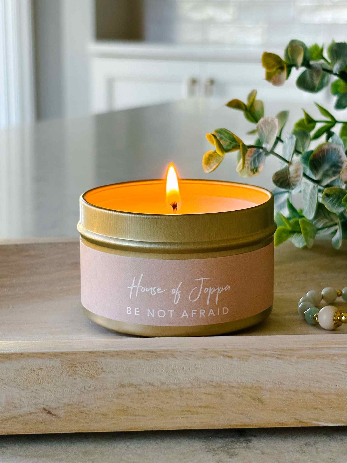 Be Not Afraid Candle Tin + Balsam Fir + Cedarwood + Juniper Berries