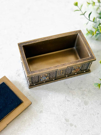 Catholic Saints Trinket Box - Bronze