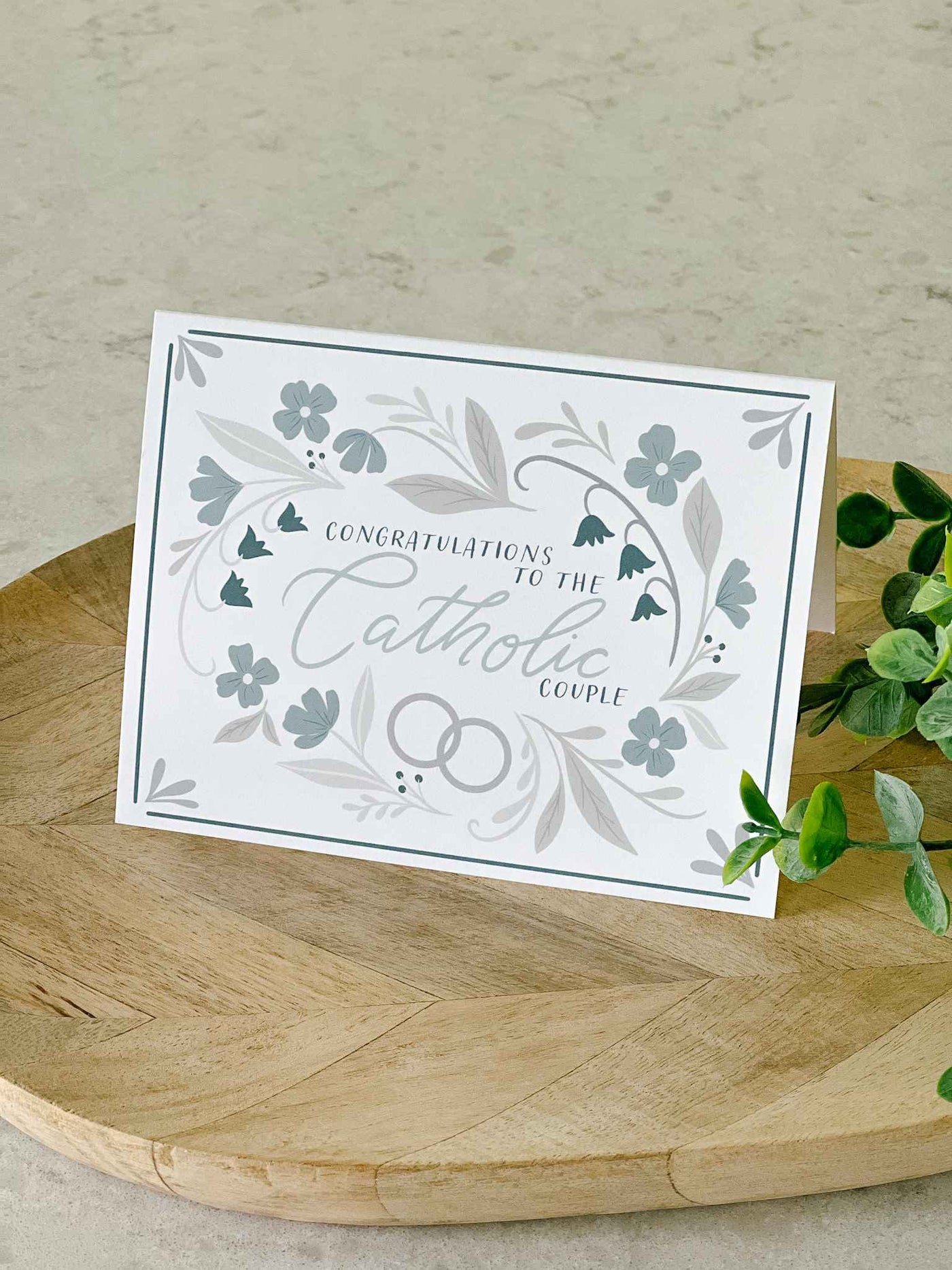 Catholic Wedding - Greeting Card