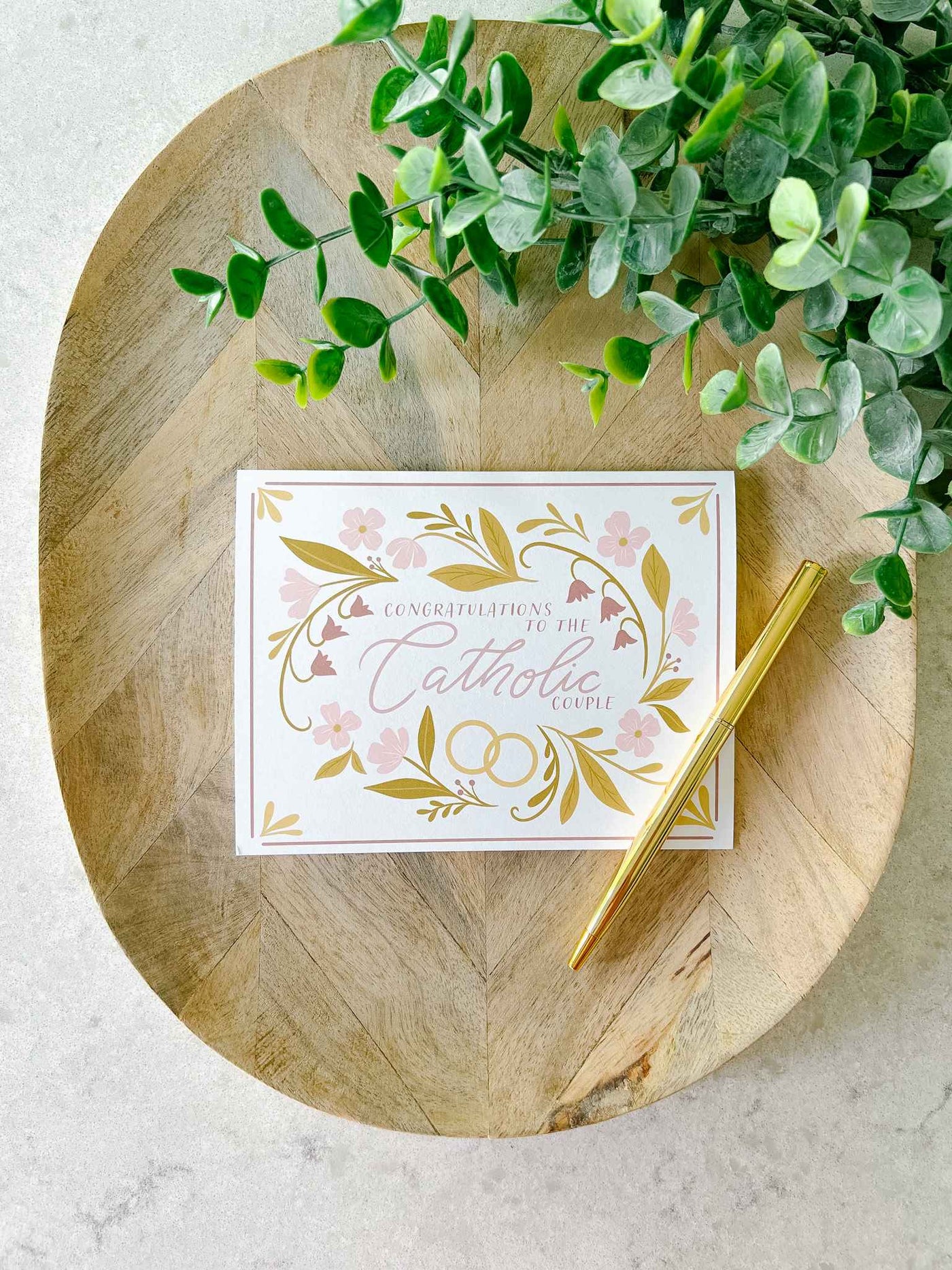 Catholic Wedding - Greeting Card