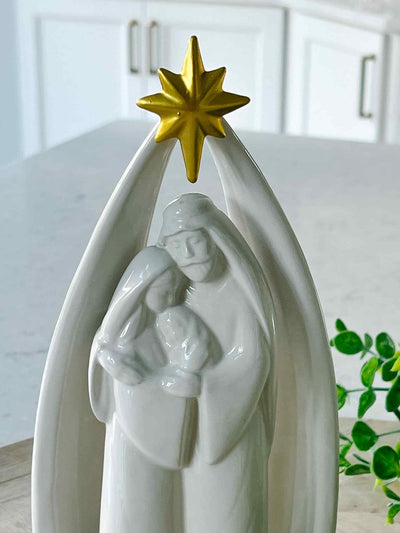 Ceramic Holy Family Figure