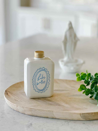 Ceramic Holy Water Bottle