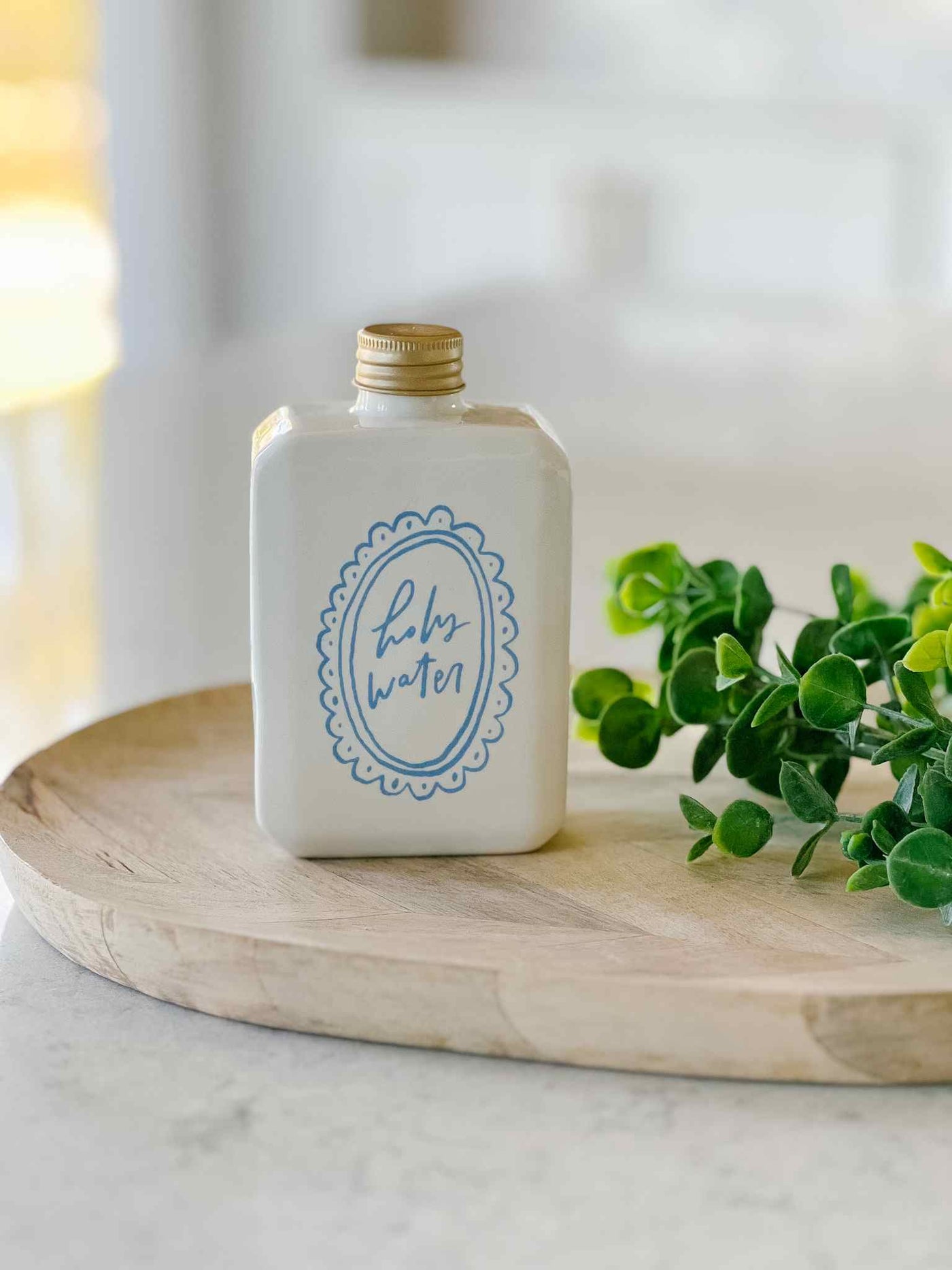 Ceramic Holy Water Bottle