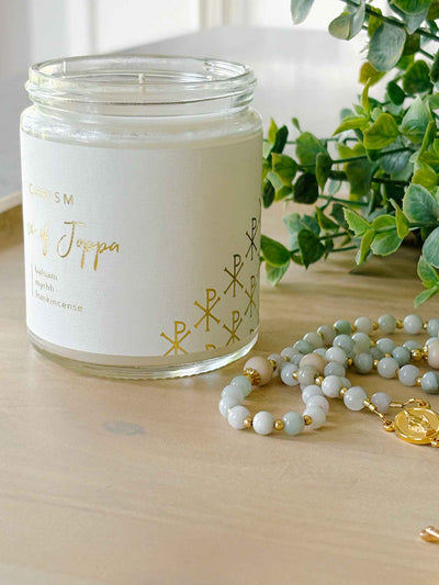 Chrism-Scented Candle + Basalm + Olive Oil + Frankensense