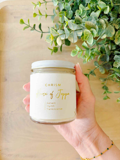 Chrism-Scented Candle + Basalm + Olive Oil + Frankensense