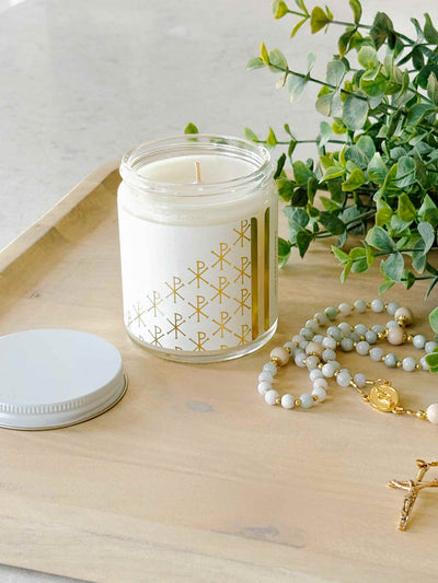 Chrism-Scented Candle + Basalm + Olive Oil + Frankensense