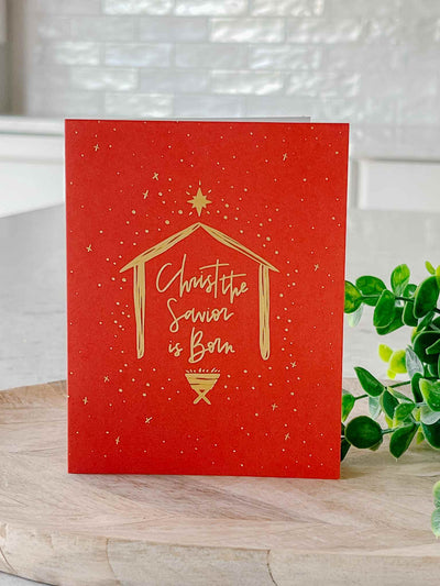 Christ the Savior is Born Card