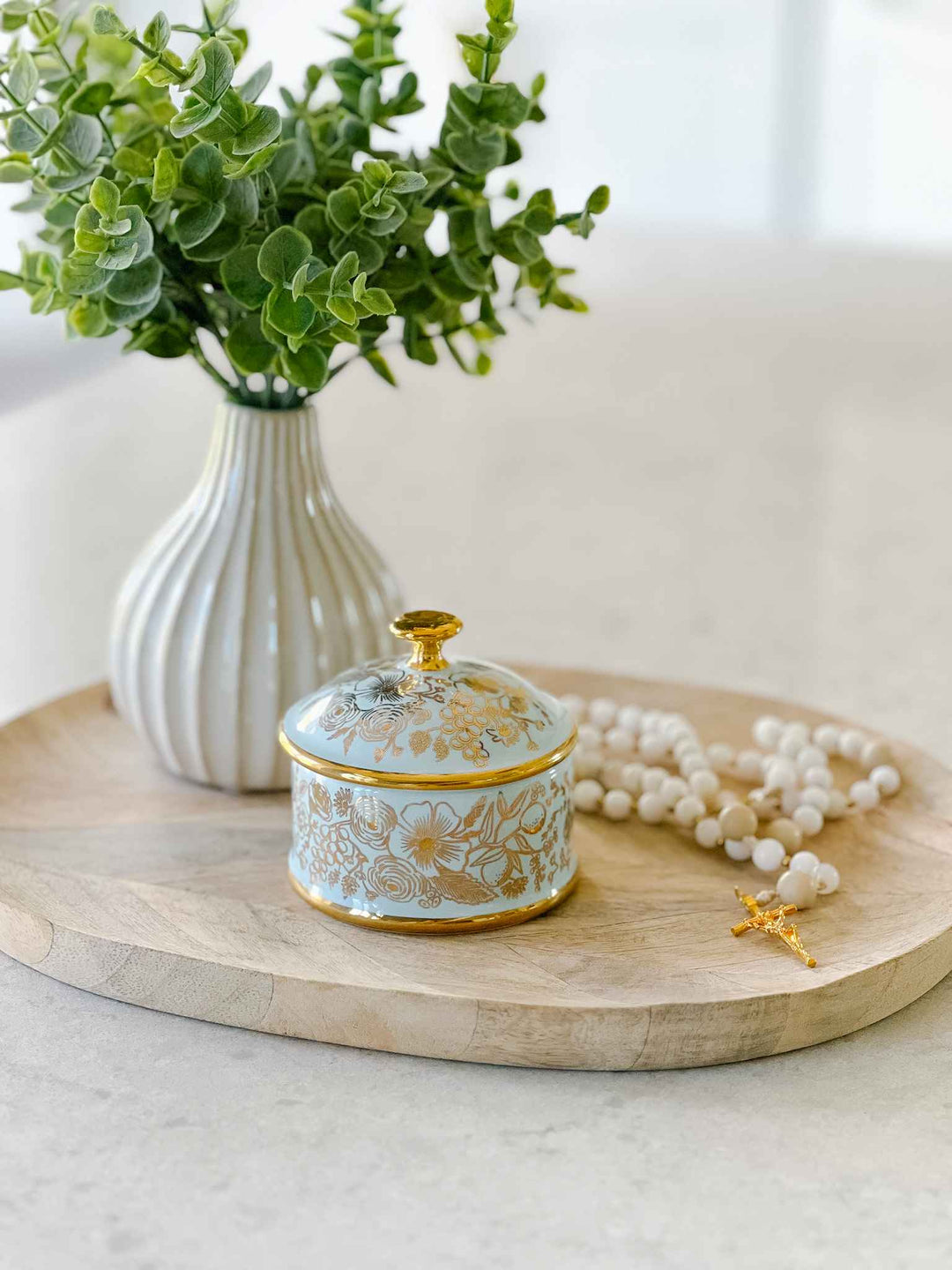 Colette Round Porcelain Box – House of Joppa