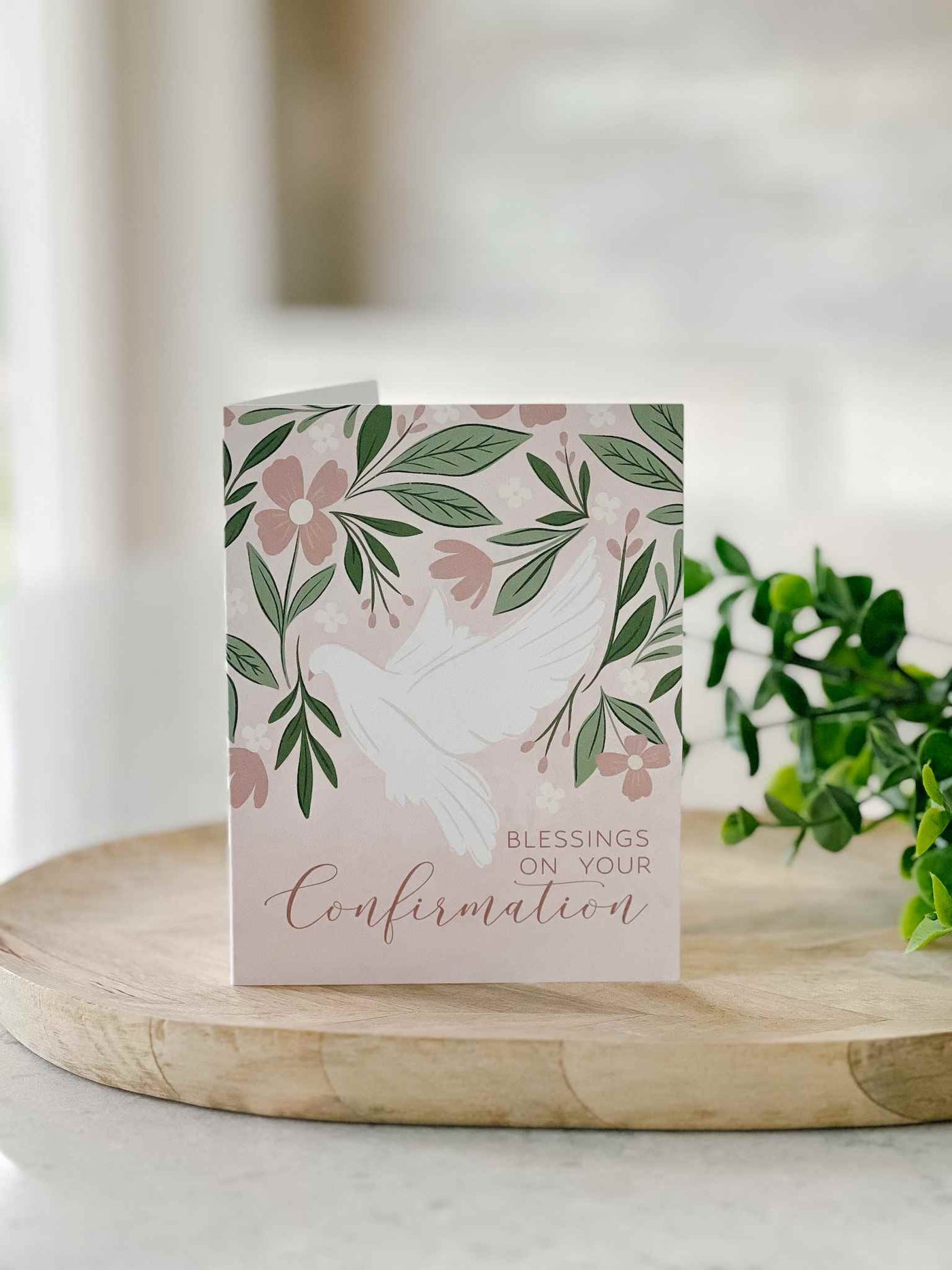 Confirmation Greeting Card - Blush