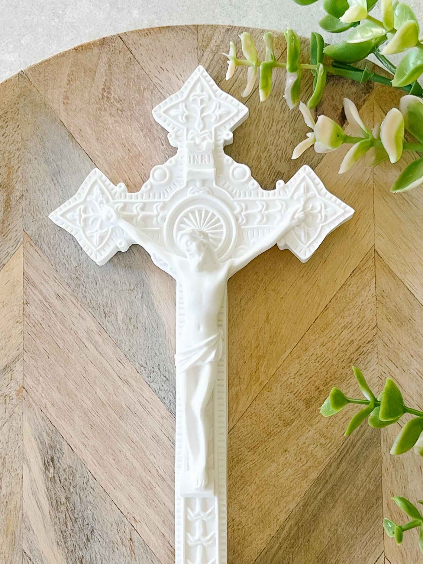 Crucifix Holy Water Font