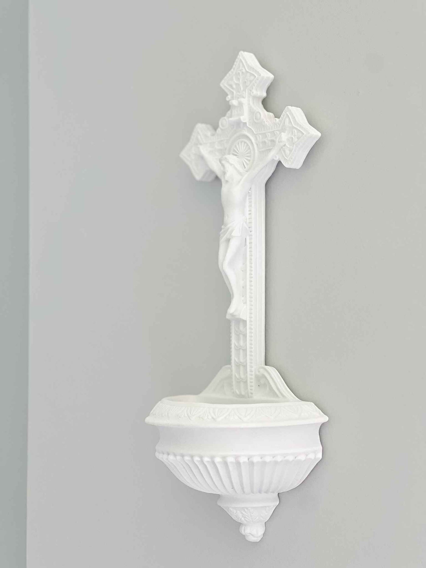 Crucifix Holy Water Font