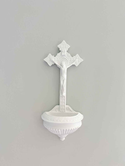 Crucifix Holy Water Font