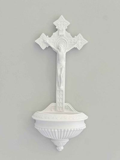 Crucifix Holy Water Font