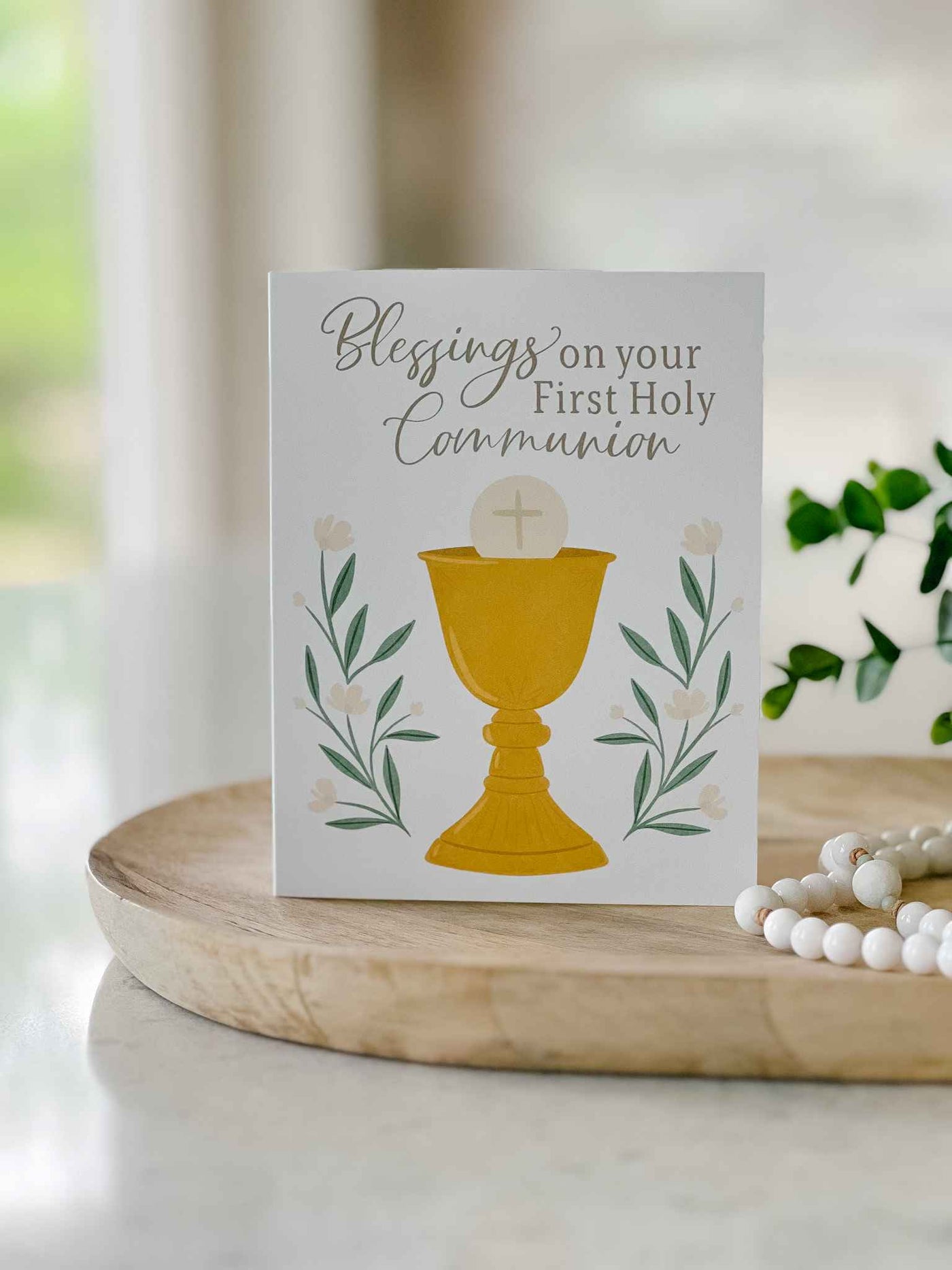 First Holy Communion Greeting Card