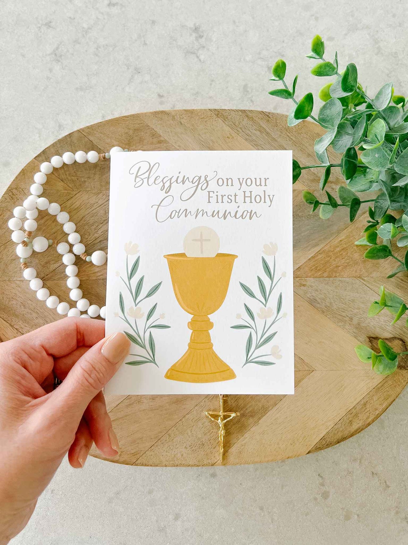 First Holy Communion Greeting Card