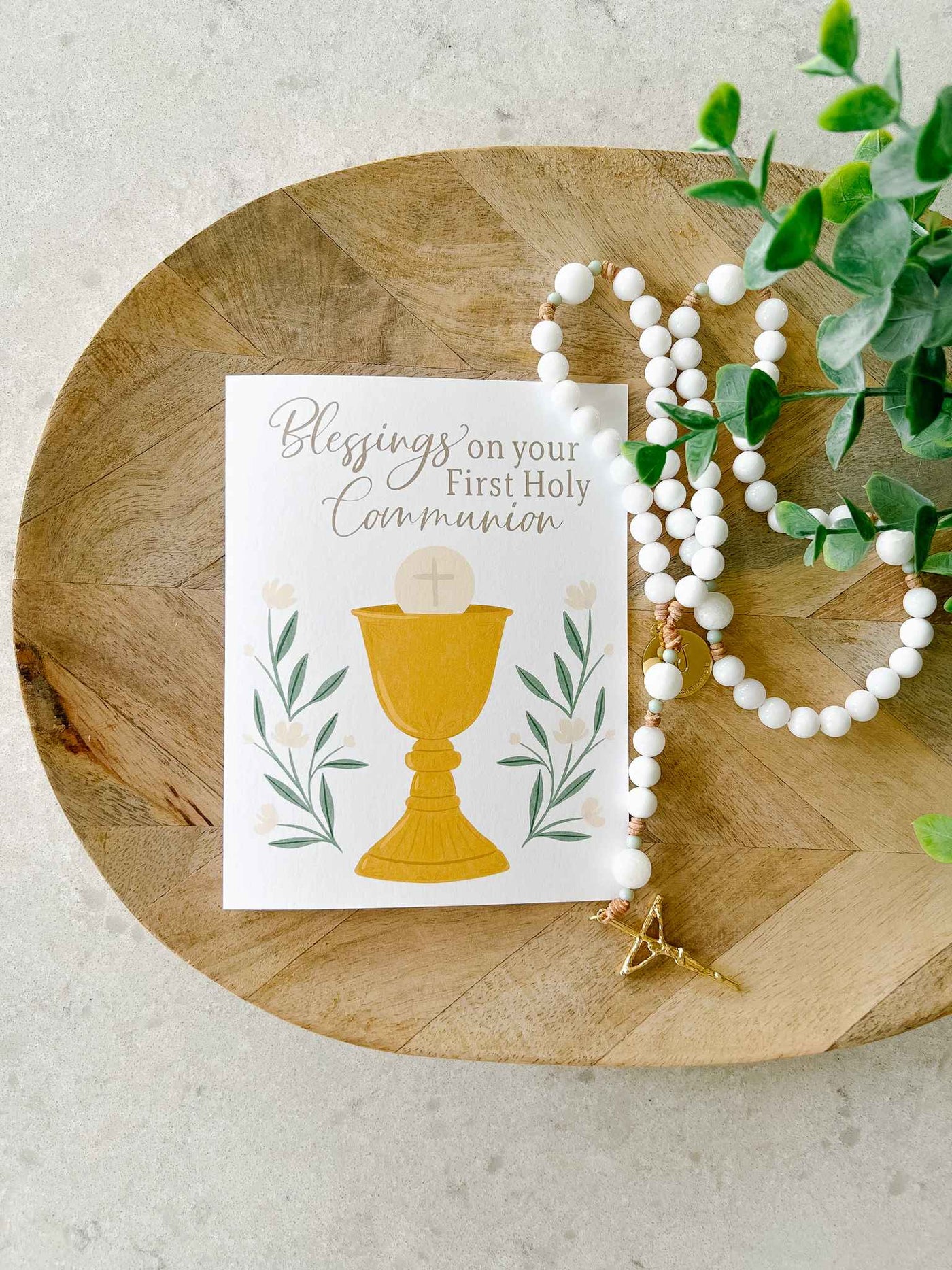 First Holy Communion Greeting Card