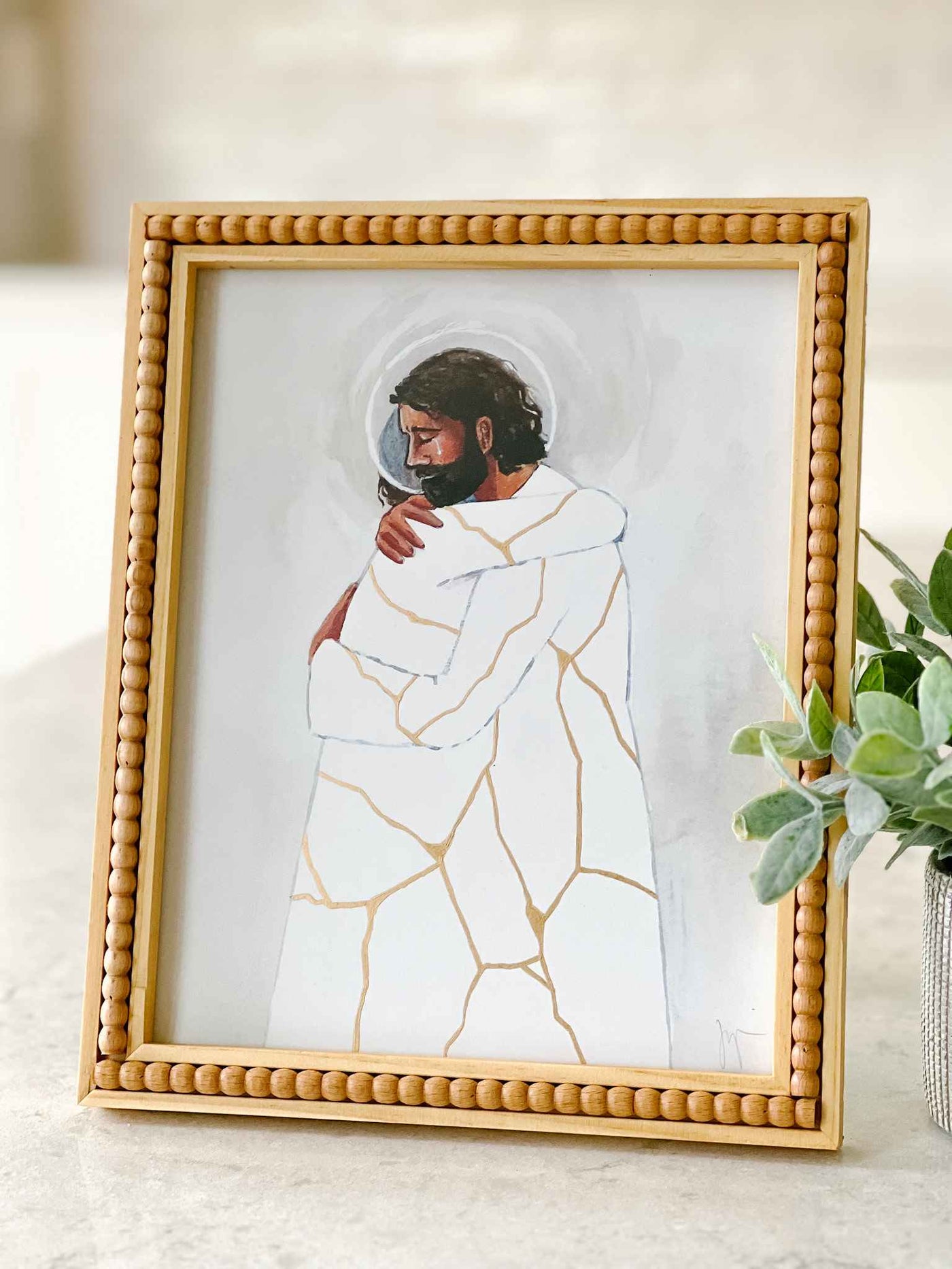 He Binds Up The Broken-hearted - Print