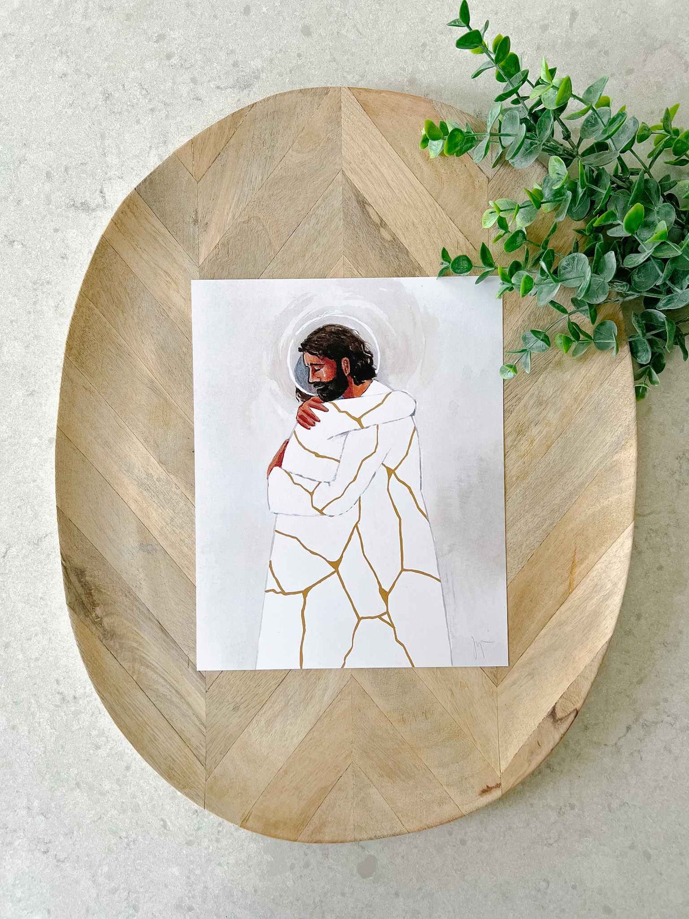 He Binds Up The Broken-hearted - Print