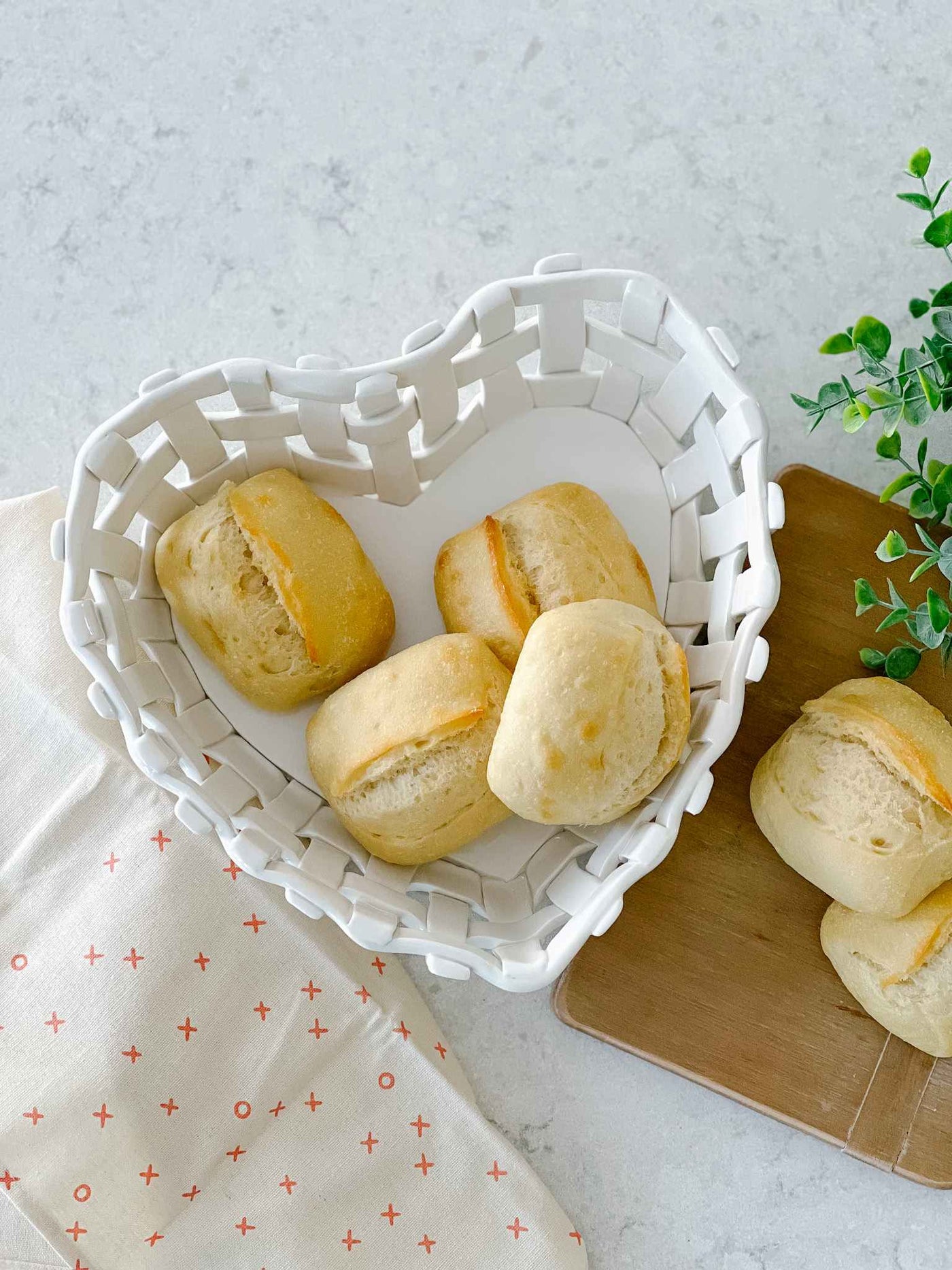 Heart Bread Basket