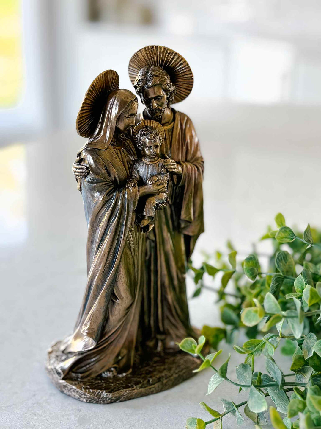 Holy Family Statue - Bronze – House of Joppa
