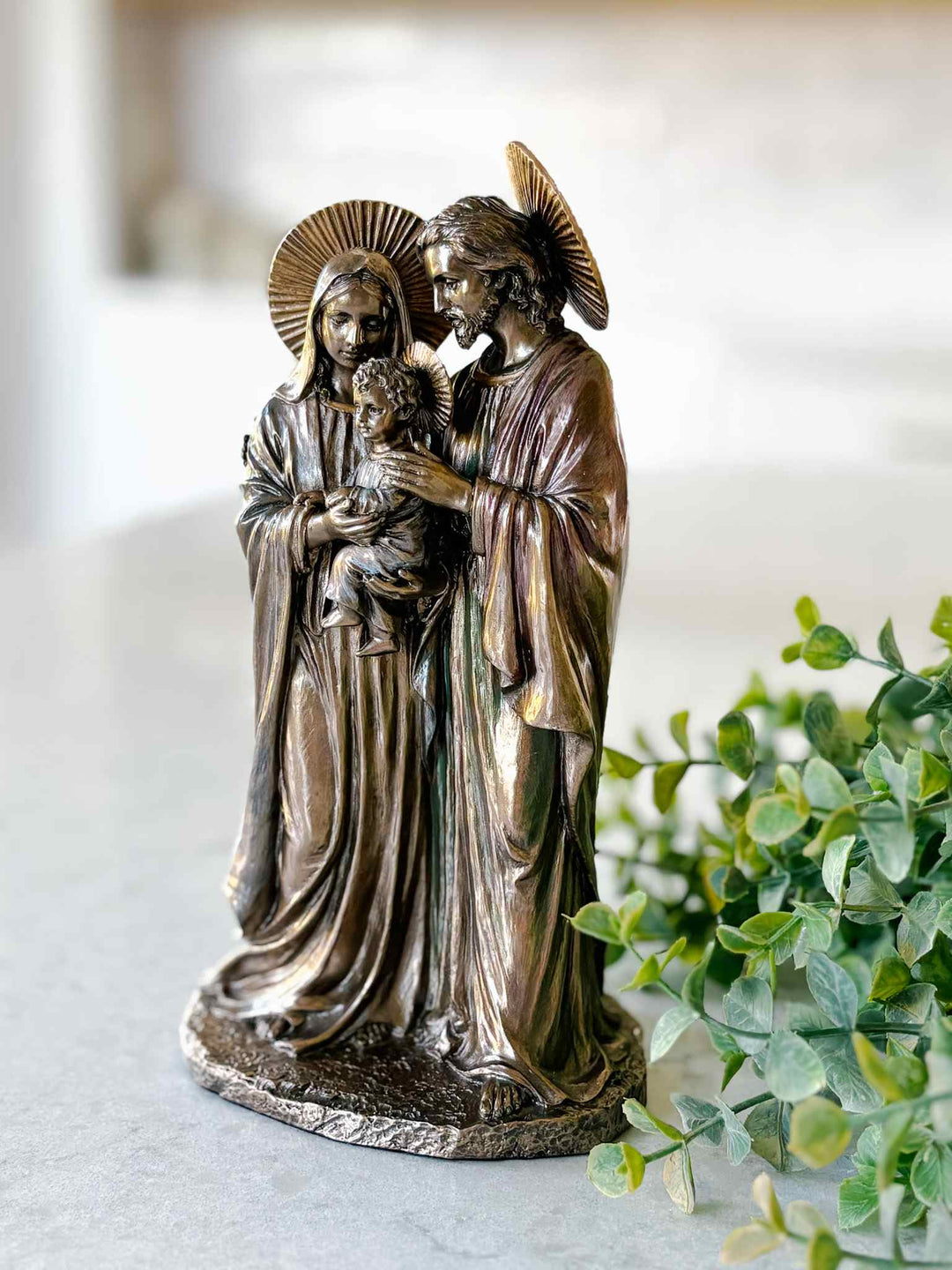 Holy Family Statue - Bronze – House of Joppa
