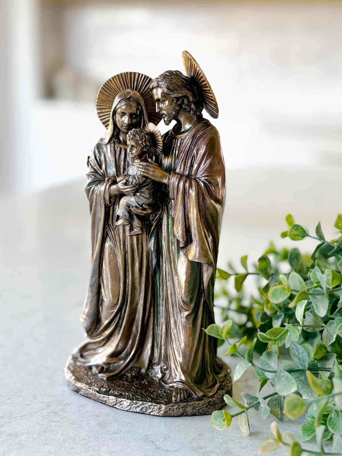 Holy Family Statue - Bronze