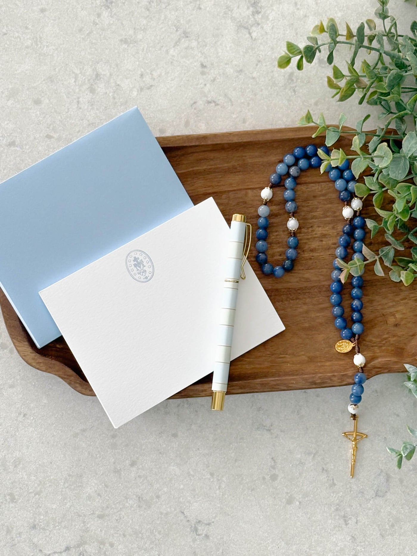 Miraculous Medal Catholic Stationery Set