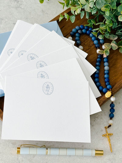Miraculous Medal Catholic Stationery Set