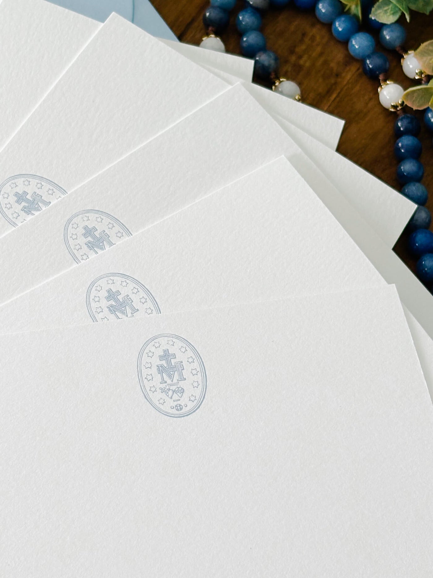 Miraculous Medal Catholic Stationery Set