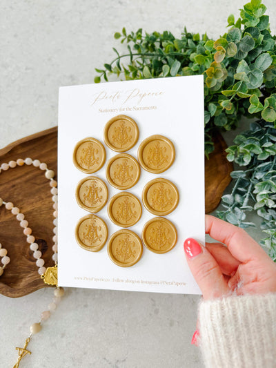 Catholic Wax Seals - Auspice Maria