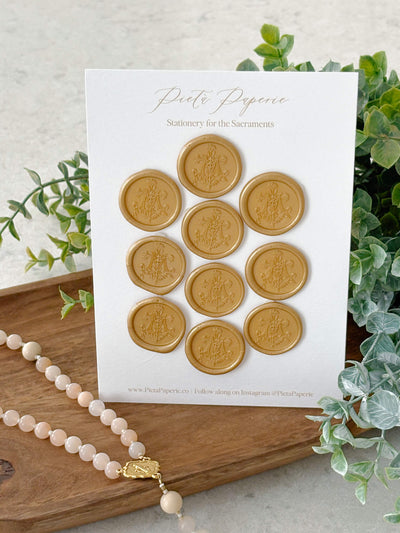 Catholic Wax Seals - Auspice Maria