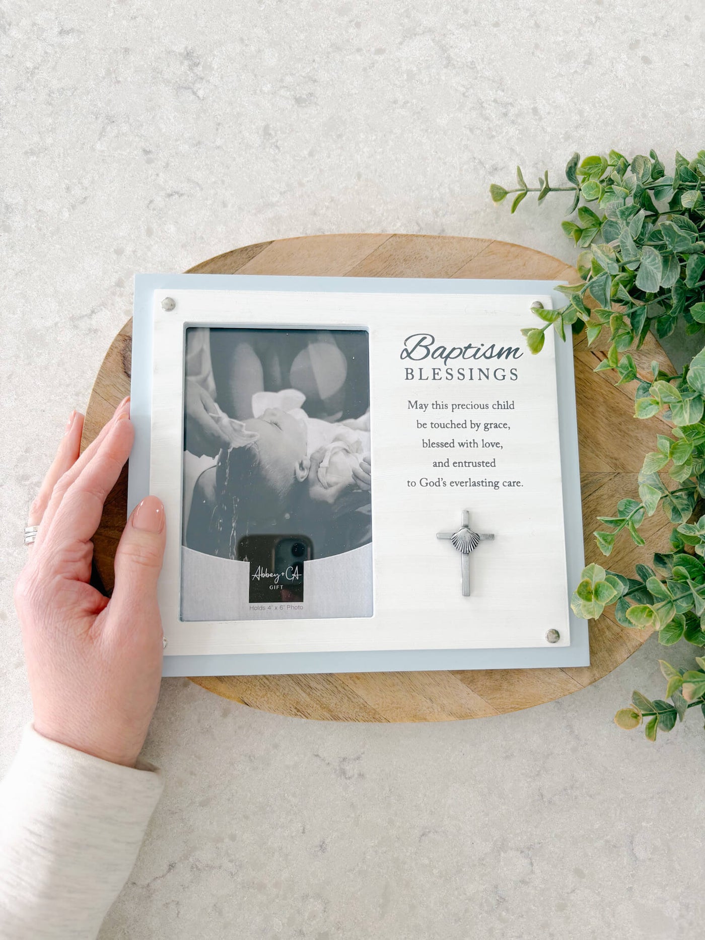 Baptism Frame - Blue – House of Joppa