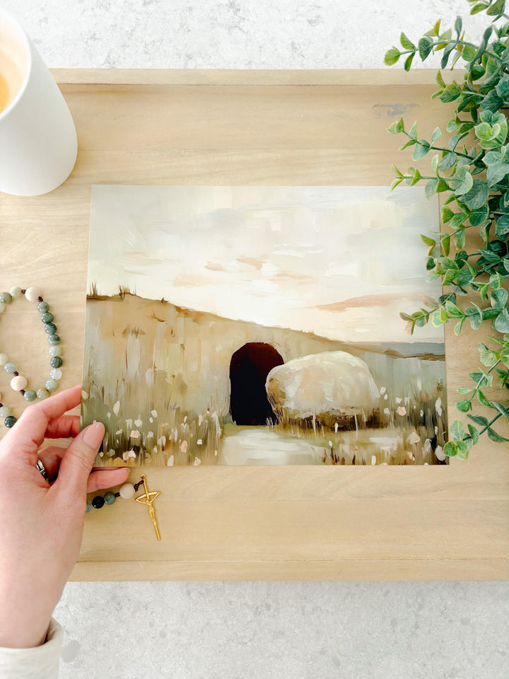 He is Risen - Easter Art Print