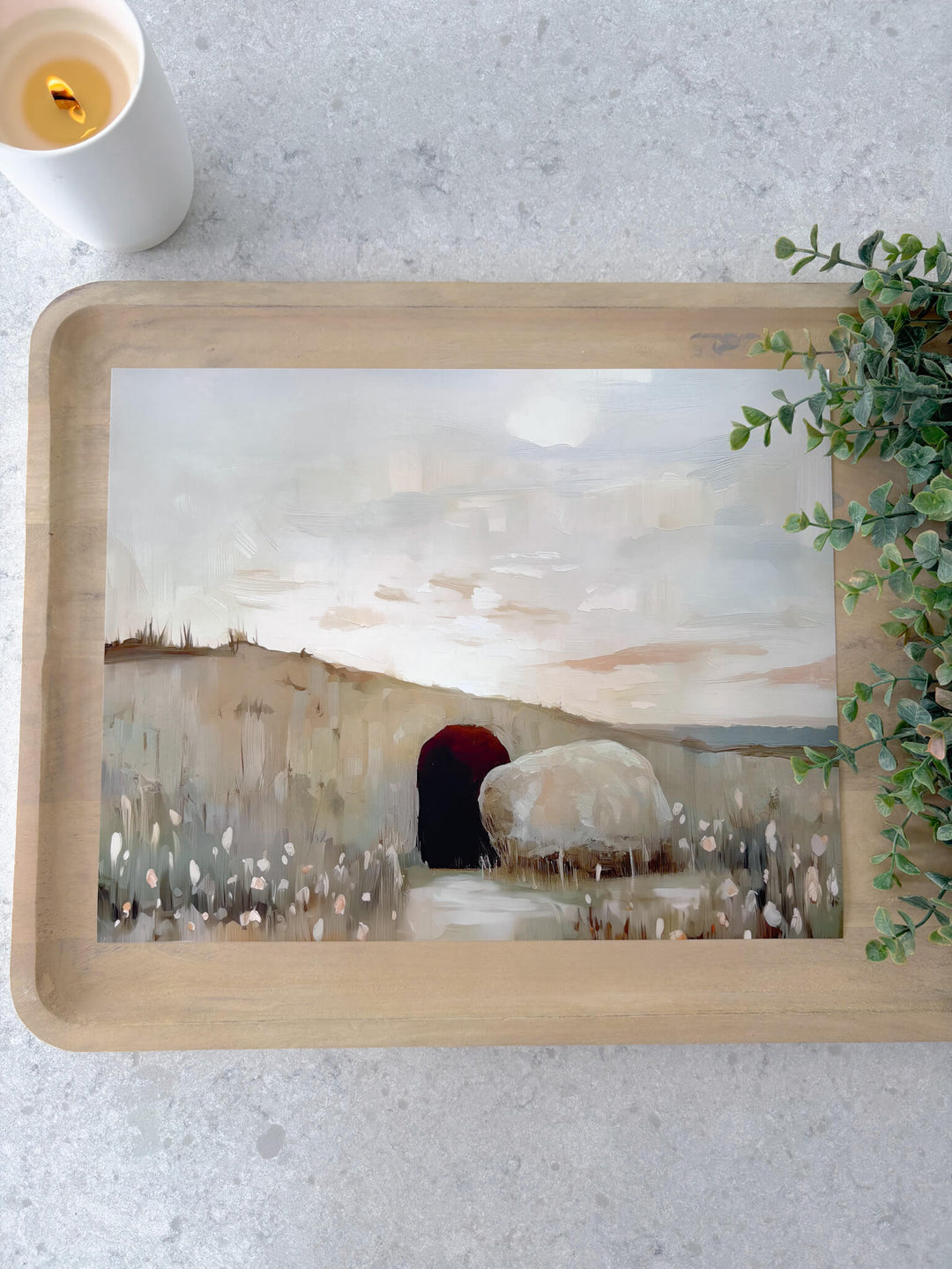He is Risen - Easter Art Print