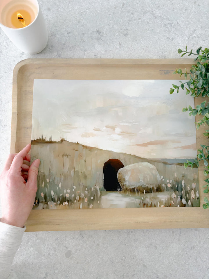 He is Risen - Easter Art Print